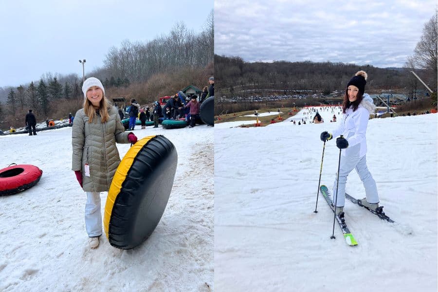 Girls Weekend Skiing in the Poconos