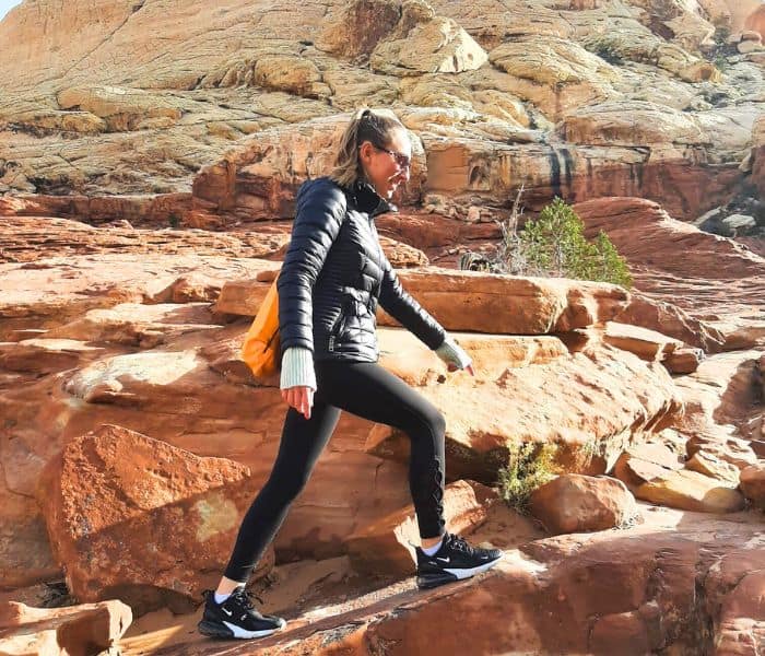 Hiking in Red Rock Canyon